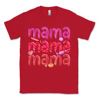Red mama mama mama valentines day Classic Tee - texasbilliewilder