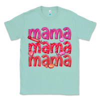 Seafoam mama mama mama valentines day Classic Tee - texasbilliewilder