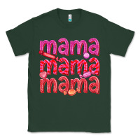 Sports Green mama mama mama valentines day Classic Tee - texasbilliewilder