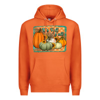 Carrot It's Fall y'all pumpkins halloween and sunflowers Premium Hoodie - Jasminsmagicworld