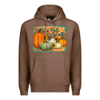 Chestnut It's Fall y'all pumpkins halloween and sunflowers Premium Hoodie - Jasminsmagicworld