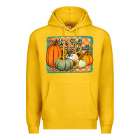 Lemon It's Fall y'all pumpkins halloween and sunflowers Premium Hoodie - Jasminsmagicworld