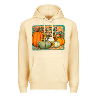 Pina Colada It's Fall y'all pumpkins halloween and sunflowers Premium Hoodie - Jasminsmagicworld