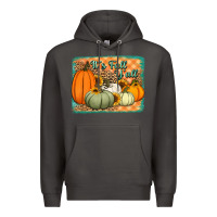 Smoke It's Fall y'all pumpkins halloween and sunflowers Premium Hoodie - Jasminsmagicworld