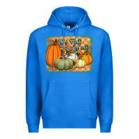 True Royal It's Fall y'all pumpkins halloween and sunflowers Premium Hoodie - Jasminsmagicworld