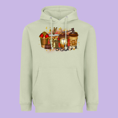Lawyer Coffee Drink Heavyweight Hoodie Designed By Racoondesign