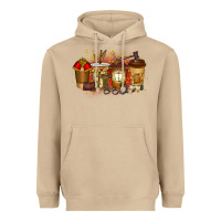 Mushroom lawyer coffee drink Heavyweight Hoodie - RacoonDesign