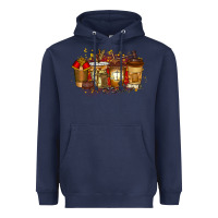 Navy lawyer coffee drink Heavyweight Hoodie - RacoonDesign