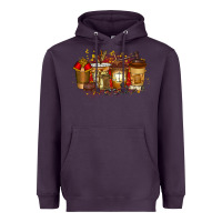 Plum lawyer coffee drink Heavyweight Hoodie - RacoonDesign