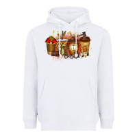 White lawyer coffee drink Heavyweight Hoodie - RacoonDesign