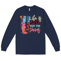 Navy Afro heels Long Sleeve Tee - RanaPortraitStore
