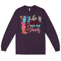 Plum Afro heels Long Sleeve Tee - RanaPortraitStore