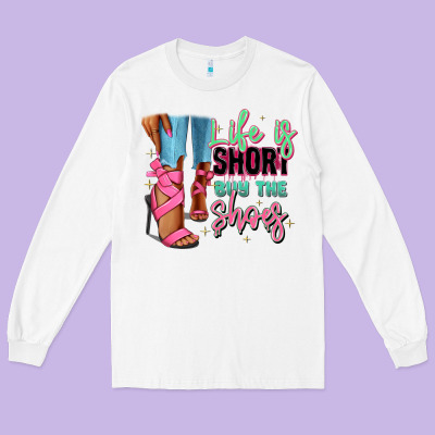 Long Sleeve Tee Afro heels