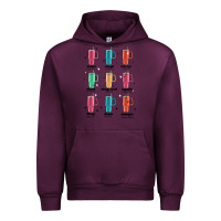 Mauve Wine coffee thermos Urban Hoodie - MaliasSmallBusiness