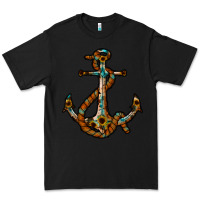 Black western anchor Premium Tee - RacoonDesign