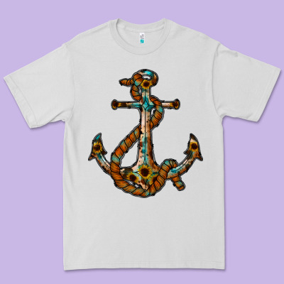 Western Anchor Premium Tee Designed By Racoondesign