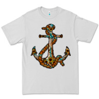 Dove Grey western anchor Premium Tee - RacoonDesign