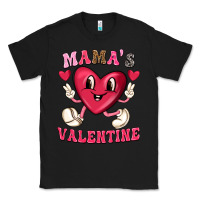 Black mamas valentine with cute heart Classic Tee - texasbilliewilder