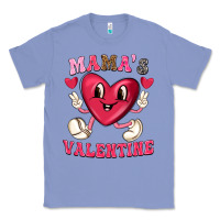 Colony Blue mamas valentine with cute heart Classic Tee - texasbilliewilder