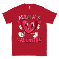 Red mamas valentine with cute heart Classic Tee - texasbilliewilder