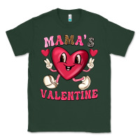 Sports Green mamas valentine with cute heart Classic Tee - texasbilliewilder