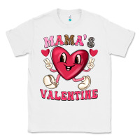 White mamas valentine with cute heart Classic Tee - texasbilliewilder