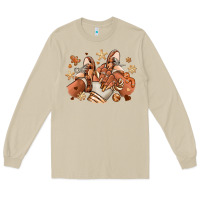 Mushroom Melanin Christmas black girl sneakers Long Sleeve Tee - RanaPortraitStore