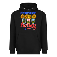 Black american honey sunflower mason jar Heavyweight Hoodie - HRA Design Shop