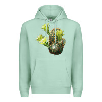 Seafoam nylon hedgehog cactus Premium Hoodie - LillyAllenDesigns