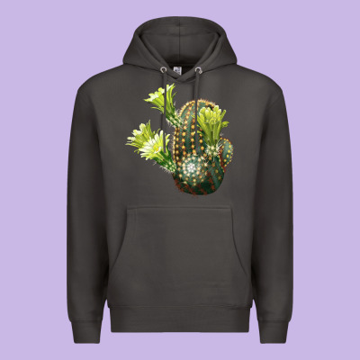 Nylon Hedgehog Cactus Premium Hoodie Designed By Lillyallendesigns
