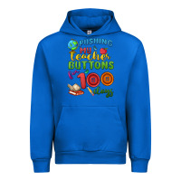 Cobalt pushing my teacher buttons for 100 days Urban Hoodie - MaliasSmallBusiness