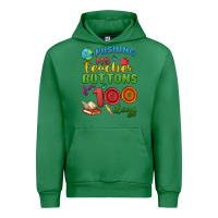 Emerald pushing my teacher buttons for 100 days Urban Hoodie - MaliasSmallBusiness