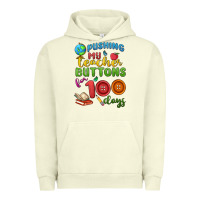 Pigment Pistachio pushing my teacher buttons for 100 days Urban Hoodie - MaliasSmallBusiness