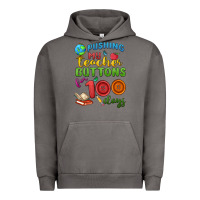 Pigment Tornado pushing my teacher buttons for 100 days Urban Hoodie - MaliasSmallBusiness