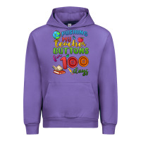 Tulip pushing my teacher buttons for 100 days Urban Hoodie - MaliasSmallBusiness