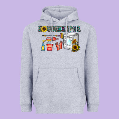 Housekeeper Heavyweight Hoodie Designed By Cowhidedigitalart