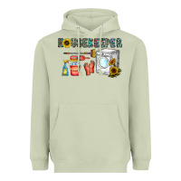 Matcha housekeeper Heavyweight Hoodie - CowhideDigitalArt