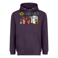 Plum housekeeper Heavyweight Hoodie - CowhideDigitalArt