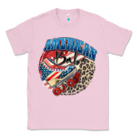 Bubblegum Pink American babe Classic Tee - Zillion Design Studio