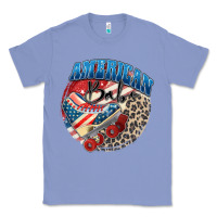 Colony Blue American babe Classic Tee - Zillion Design Studio