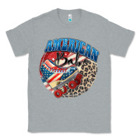 Heather Grey American babe Classic Tee - Zillion Design Studio