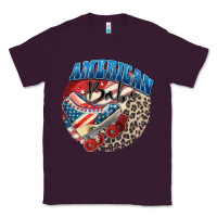 Plum American babe Classic Tee - Zillion Design Studio
