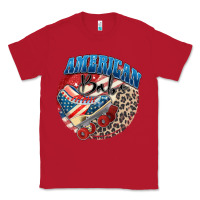 Red American babe Classic Tee - Zillion Design Studio