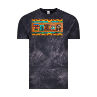 Cloud Black texas sunflowers license plate Vintage Tee - Artiststas