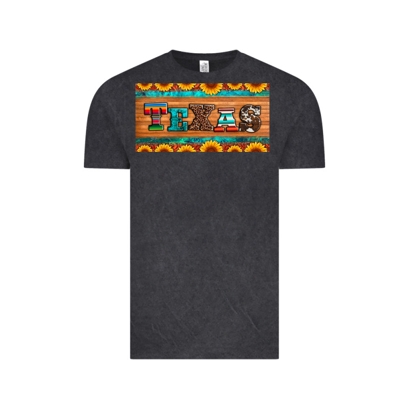 Texas Sunflowers License Plate Vintage Tee by Artiststas | Teevron