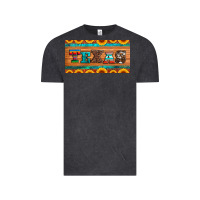 Vintage Black texas sunflowers license plate Vintage Tee - Artiststas