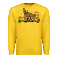 Lemon blessed afro woman hands Premium Sweatshirt - AdoDesignShop