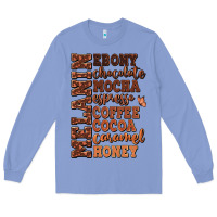 Colony Blue Melanin shades of brown Long Sleeve Tee - RanaPortraitStore