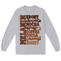 Moon Dust Melanin shades of brown Long Sleeve Tee - RanaPortraitStore