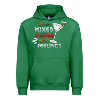 Emerald i have mixed drinks about feeling Urban Hoodie - MaliasSmallBusiness